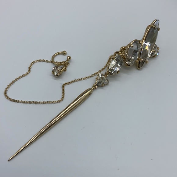 Limited Edition Large Crystal Spike Earring - Picture 2 of 9